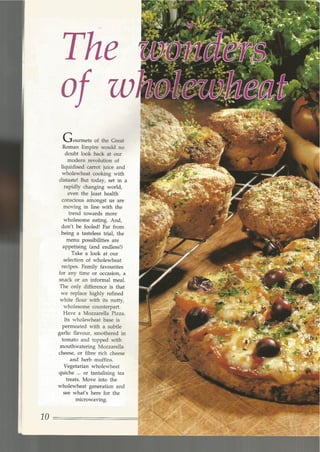 Article The wonders of wholewheat