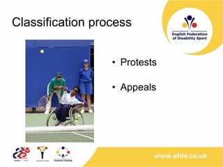 Classification process Protests Appeals 
