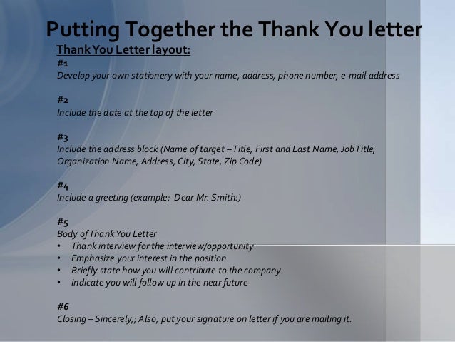 thank you letter sle presentation thank you letter presentation thank you letter sle presentation thank you letter presentation