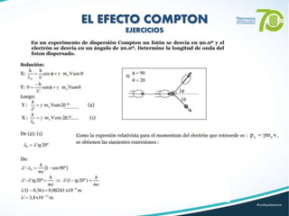 Efecto compton. Definición y Ejercicios | PPTX
