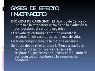 Efectos De Los Gases En La Atmosfera | PPT