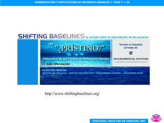 http://www.shiftingbaselines.org/ 