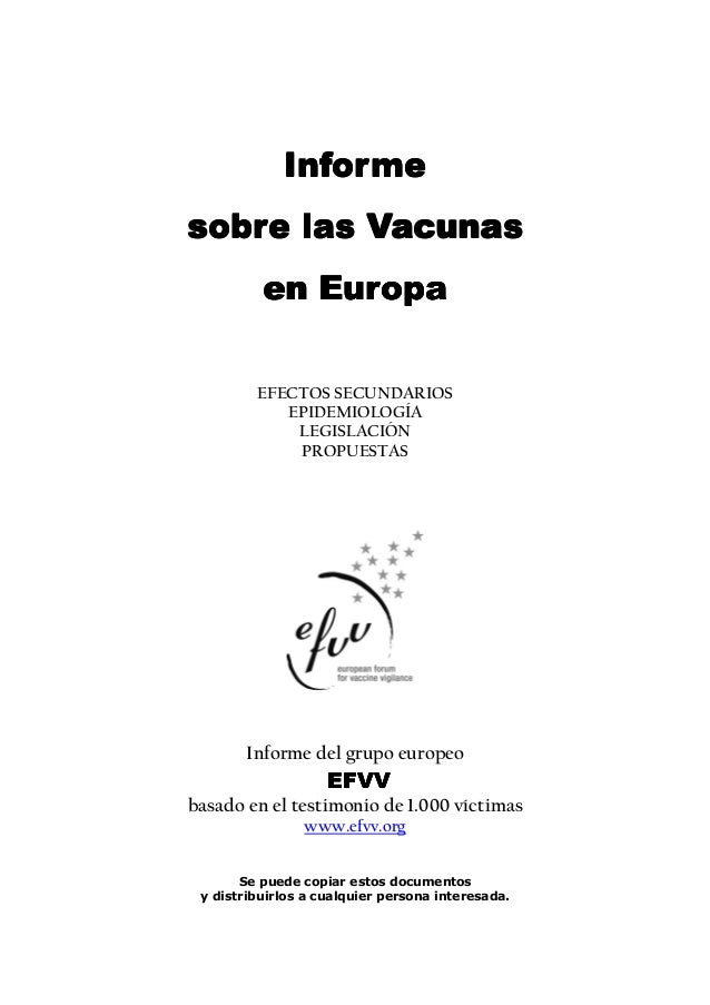 Efectos secundario vacunas Efectos secundario vacunas