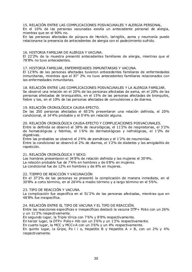 Efectos secundario vacunas Efectos secundario vacunas