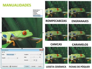 ROMPECABEZAS ENGRANAJES CANICAS CARAMELOS LOSETA CERÁMICA FICHAS DE PÓQUER MANUALIDADES 