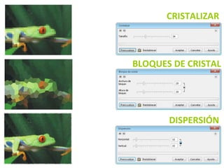 CRISTALIZAR BLOQUES DE CRISTAL DISPERSIÓN 