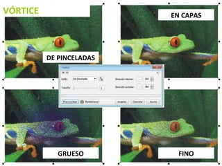 DE PINCELADAS EN CAPAS GRUESO FINO VÓRTICE 