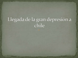 Efectos de la gran depresión en latinoamérica | PPTX
