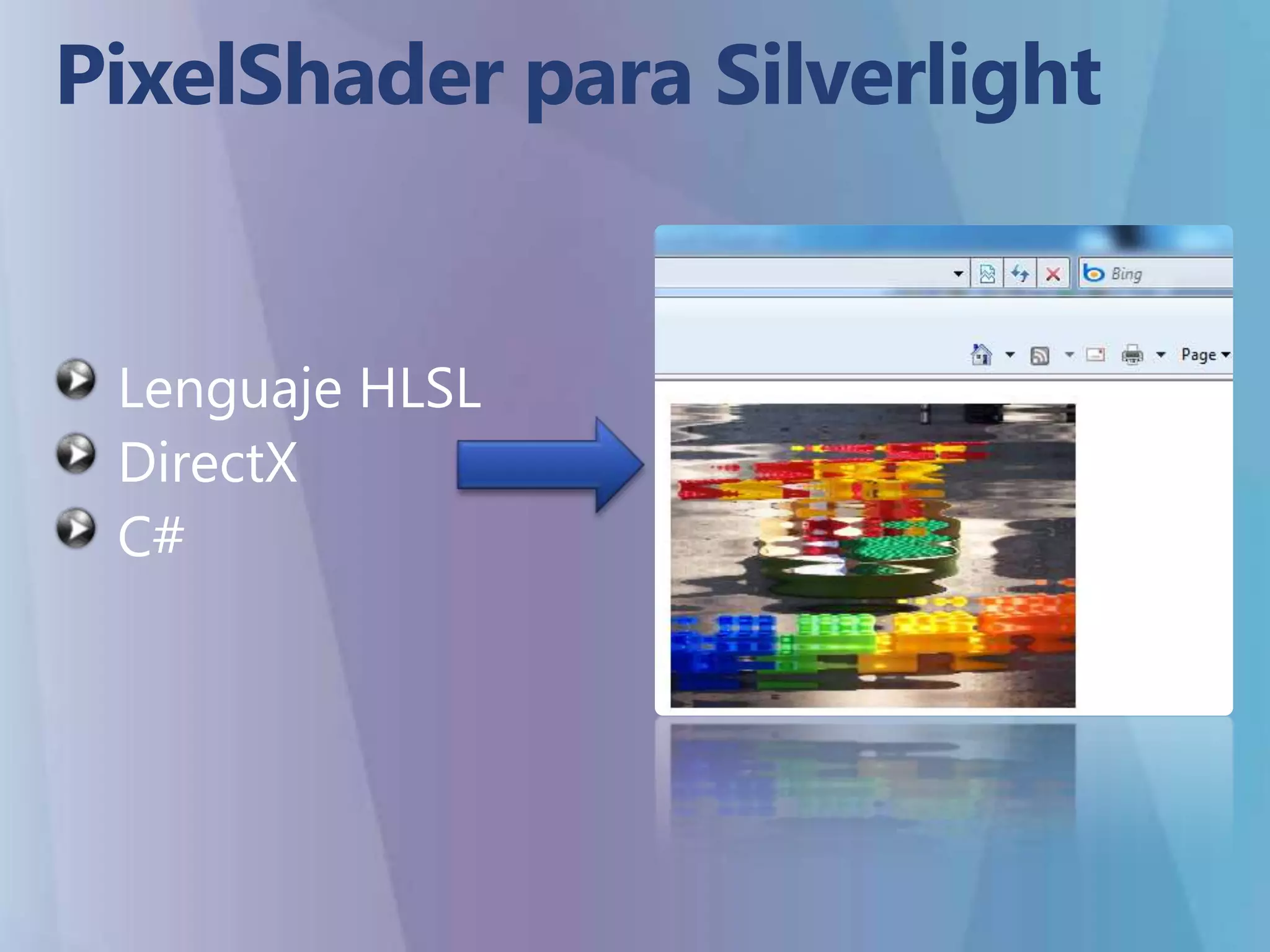 HLSL => C || C++ || C# ¿?The High Level Shader Language or High Level Shading Language (HLSL) is a proprietary shading language developed by Microsoft for use with the Microsoft Direct3D API. It is analogous to the GLSL shading language used with the OpenGL standard. It is the same as the NVIDIA Cg shading language, as it was developed alongside it.