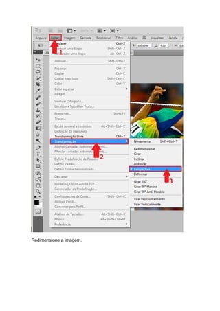 Redimensione a imagem.
 