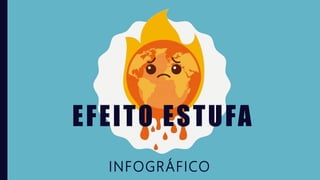 EFEITO ESTUFA
INFOGRÁFICO
 