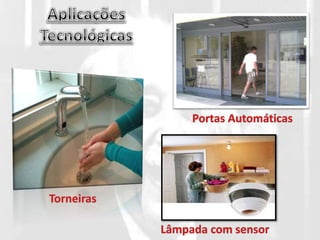 Emissão de Elétrons(Características)Os elétrons são ejetados para fora do material, com a energia absorvida da radiação.A energia potencial do elétron é proporcional a frequência.A quantidade de elétrons é proporcional a intensidade.