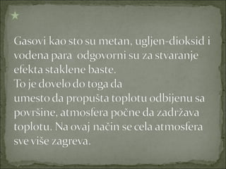 Efekat staklene baste godić, šerbedžija, crnčević