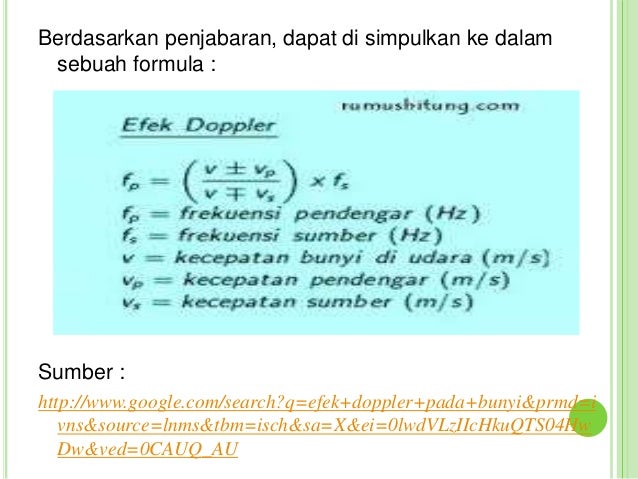 Kumpulan Ilmu Dan Pengetahuan Penting Contoh Soal Fisika Efek Doppler Kelas 11