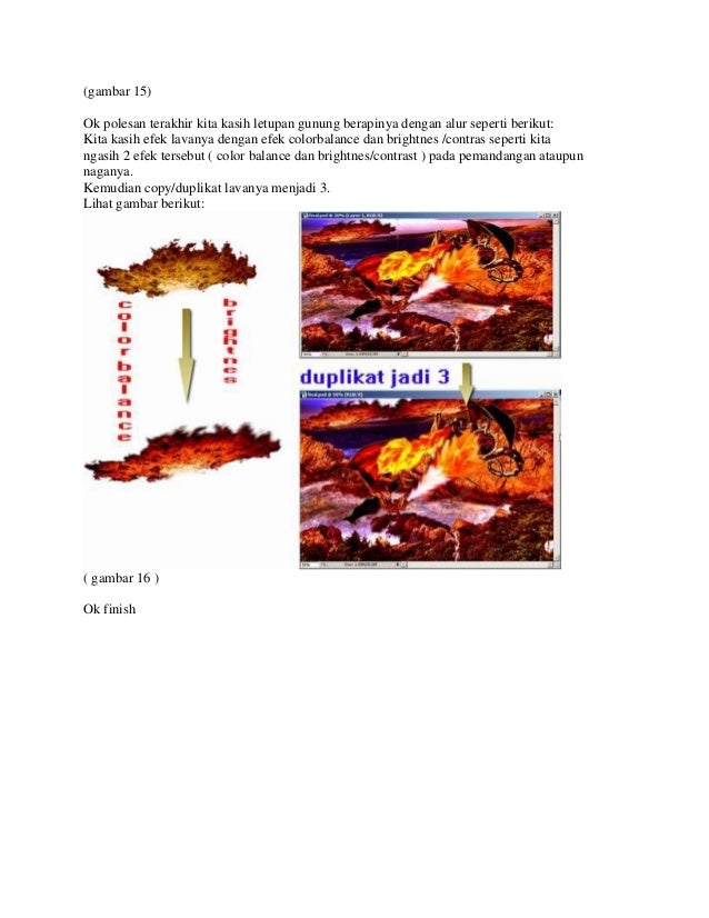 Andom99 Efek Fantasy Naga Api Dengan Photoshop Keren Sob