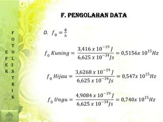 F. PENGOLAHAN DATA

    F
    O
    T
E   O
F   L
E   I
K   S
    T
    R
    I
    K
 
