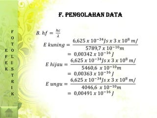 F. PENGOLAHAN DATA

    F
    O
    T
E   O
F   L
E   I
K   S
    T
    R
    I
    K
 