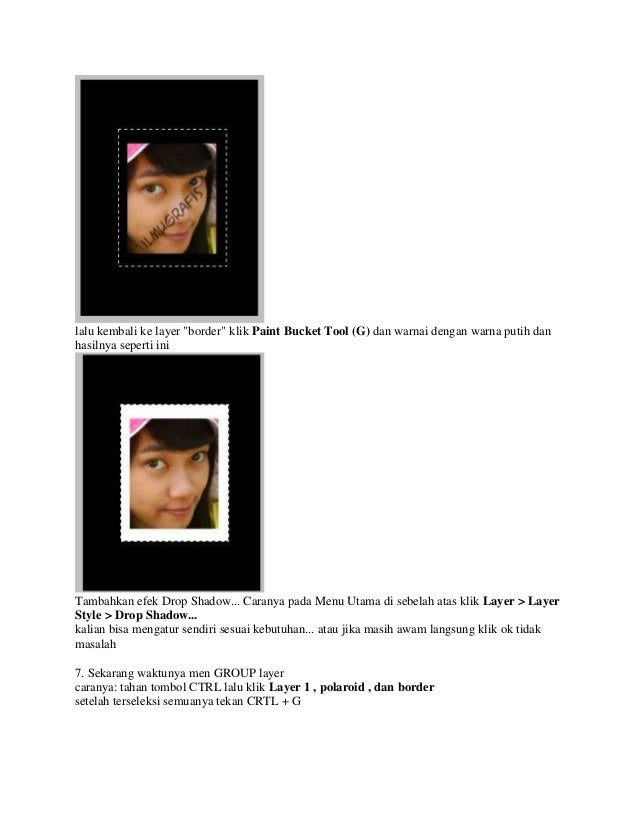 Trikmudah Cara Membuat Kolase Foto Polaroid Di Photoshop