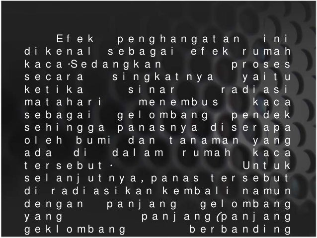 Efek Rumah Kaca