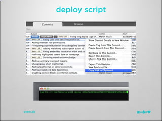 deploy script
 