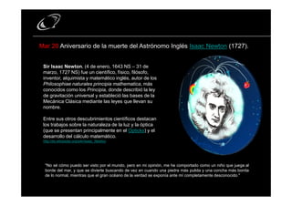 Efemerides Marzo 2009