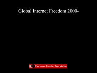 Overview: Worldwide Internet Freedom Slide 19