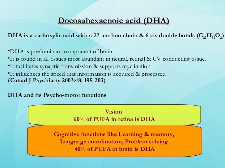 Effect of GLA and DHA in Pregnancy