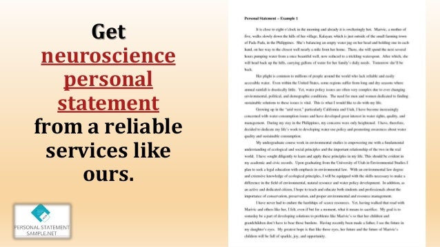 personal statement examples for neuroscience