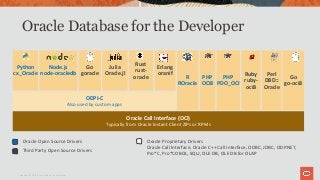Effective and Efficient Python with Oracle Database Slide 3