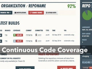 Continuous Code Coverage
