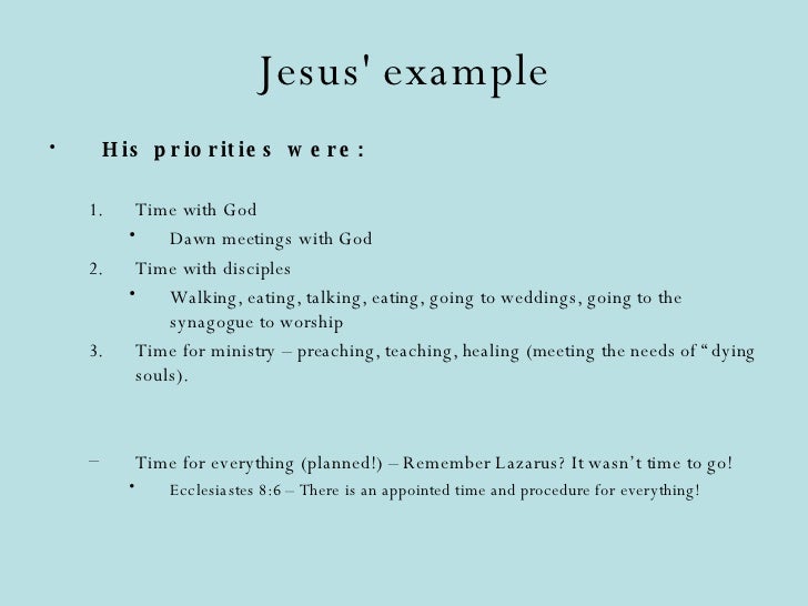 Effective Christian Time Management