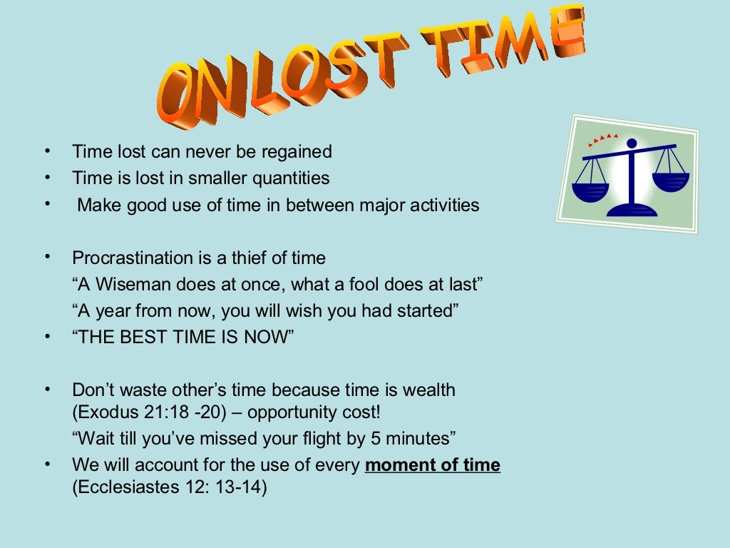 Effective Christian Time Management