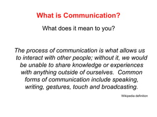 Represent Communication Effective communication-presentation | PPT