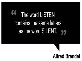 Effective Listening Skills 