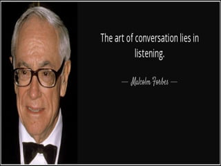 Effective Listening Skills 