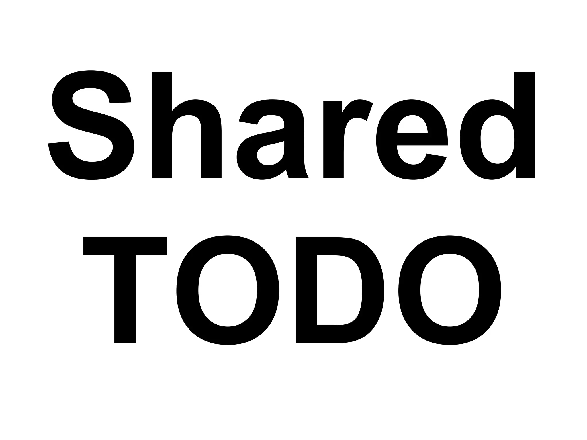Shared TODO 