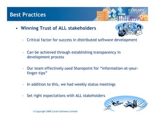 Effective Product Development Using Agile Methods