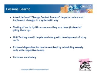 Effective Product Development Using Agile Methods