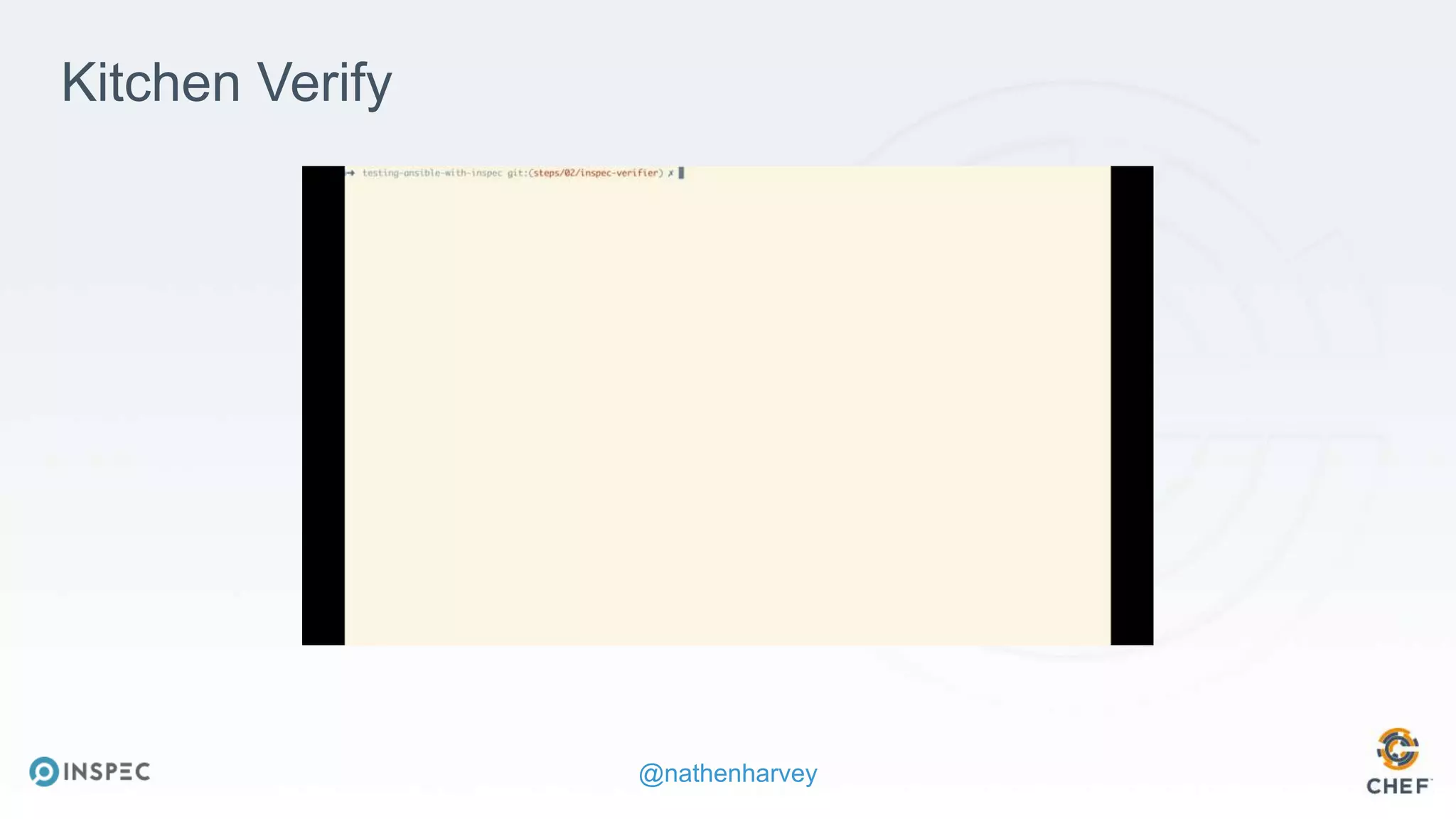 @nathenharvey
https://youtu.be/v8_e9l4p1K8
Kitchen Verify
 