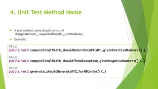 Effective Unit Test Style Guide | PPT