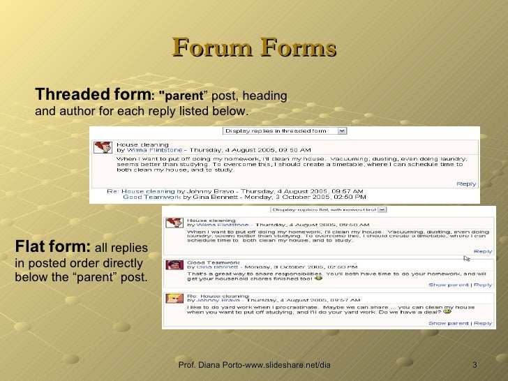 Effective Use Of Forums
