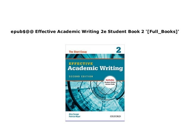 Effective academic writing oxford pdf picture