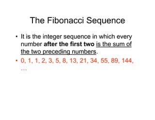 Effective Algorithm for n Fibonacci Number By: Professor Lili Saghafi | PPT