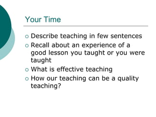 Effective and innovative Teaching lecture 1.ppt