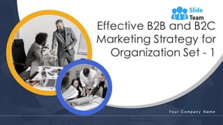 Effective B2B And B2B Marketing Strategy For Organization Set 1 Strategy Cd