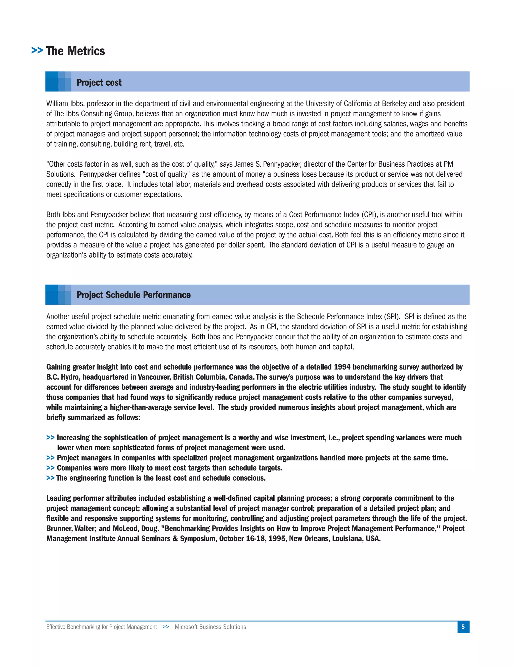 Effective Benchmarking For Project Management.pdf