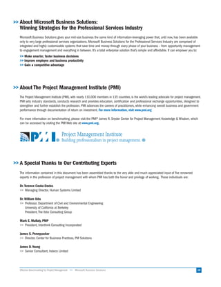 Effective Benchmarking For Project Management.pdf