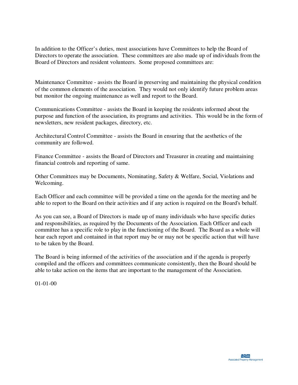 Duties of Effective Board of Directors in Community Associations