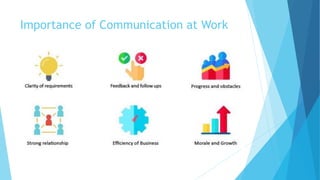 Importance of Communication at Work
 