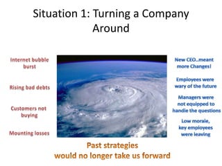 Situation 1: Turning a Company
             Around
 